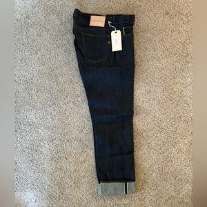 Brave Star Slim Straight 15.75oz Cone Mills Selvedge Denim Jeans sz.40 NWT!
